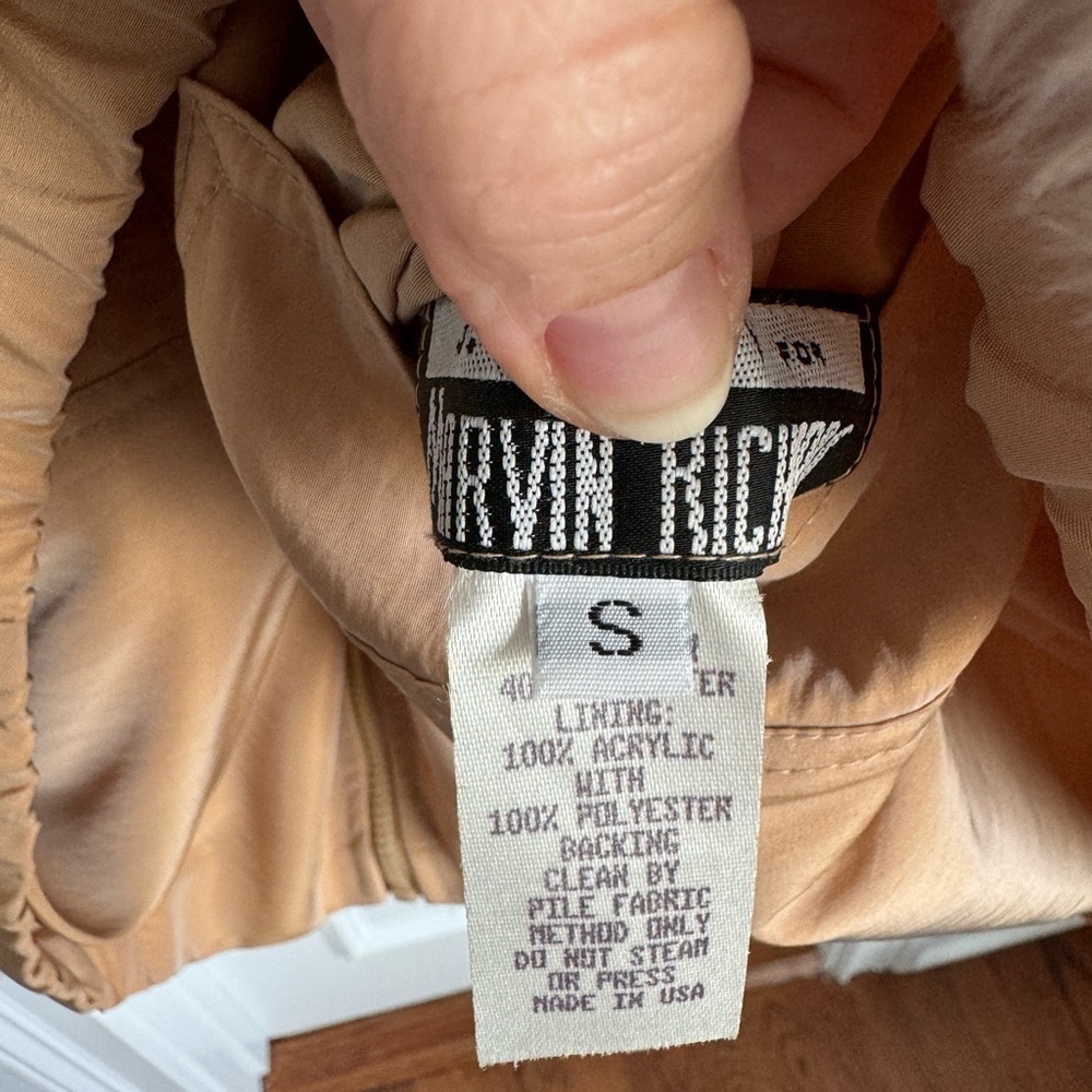 Vintage J. Percy for Marvin Richards Reversible Faux Fur Coat Size Medium - Picture 7 of 9